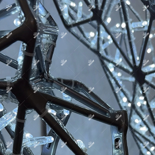 Светодиодный Полигональный Конь, ширина 0,6 м, высота 2,5 м