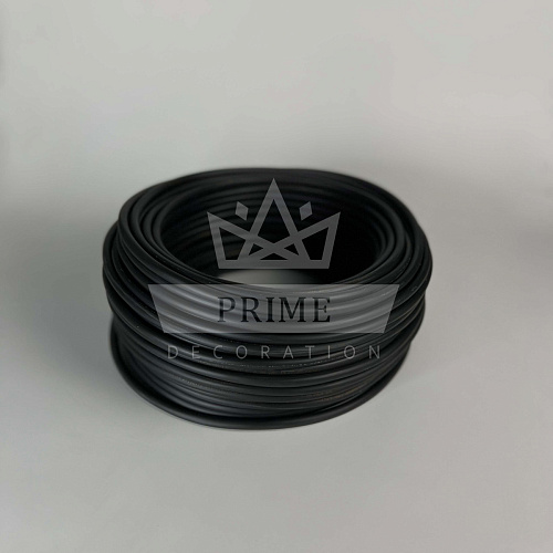 Провод медный ПВСнг LS 2х1.5мм2, бухта (50 метров), черный