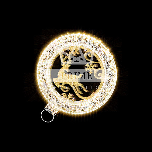 Декоративная фигура Кольцо Twinkle с историей, ширина 1,55 м высота 2 м