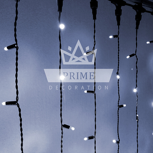 Светодиодный занавес 2 х 6 м, ПВХ, флэш