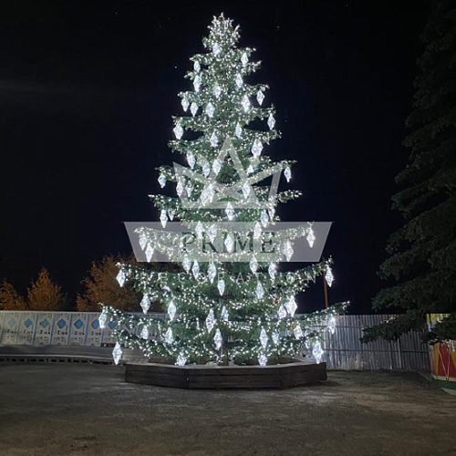 Лесная световая искусственная уличная елка