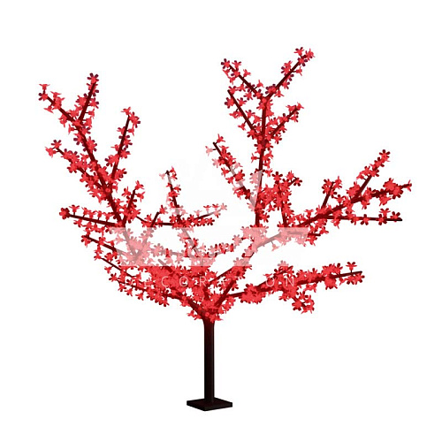 Светодиодная сакура 864 диода, ширина 1,7 м высота 2,4 м