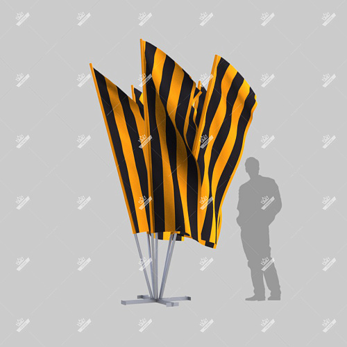 Группа из флагов Костер-6