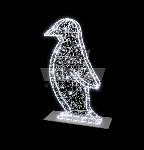 Декоративная фигура Пингвин Twinkle (цвет на выбор), высота 1,8 м