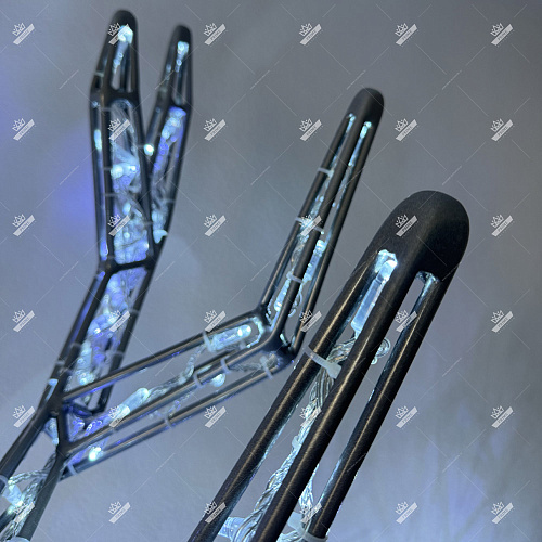 Светодиодный Полигональный Олень, высота 2 м