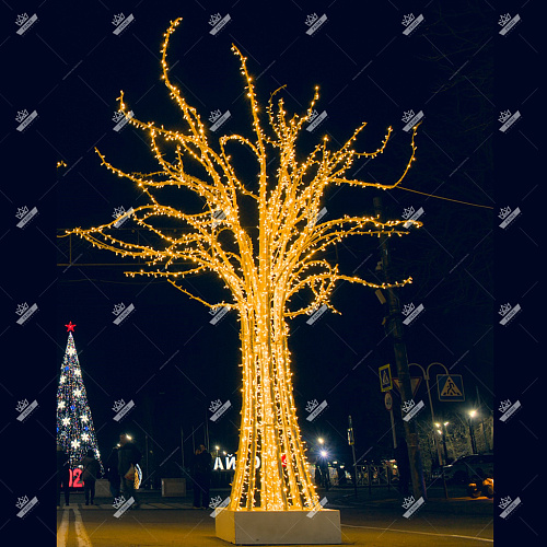 Светодиодное дерево 1, высота 4,5 м