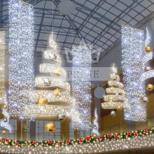 Декоративная фигура Ель Спираль Плекси