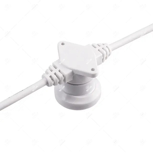 Белт-лайт, бухта 50 м, 2 жилы, шаг 20 см, 250 патронов, белый круглый провод ПВХ