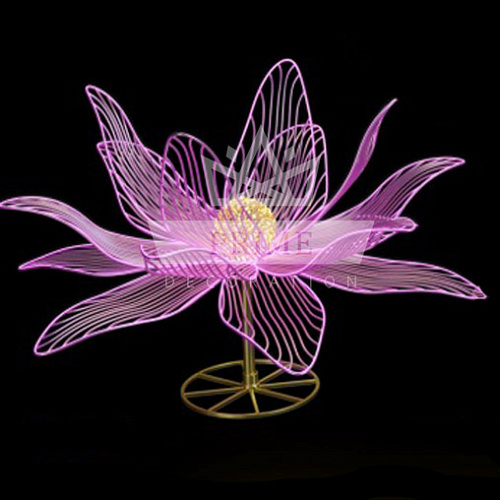 Светодиодная фигура Лотос, высота 1,5 м