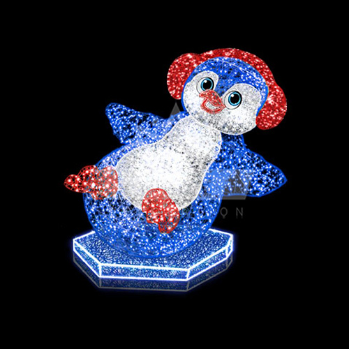 Декоративная фигура Пингвин, ширина 1,65 м высота 2,05 м