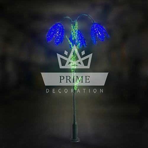 Светодиодная фигура Колокольчики, высота 3 м