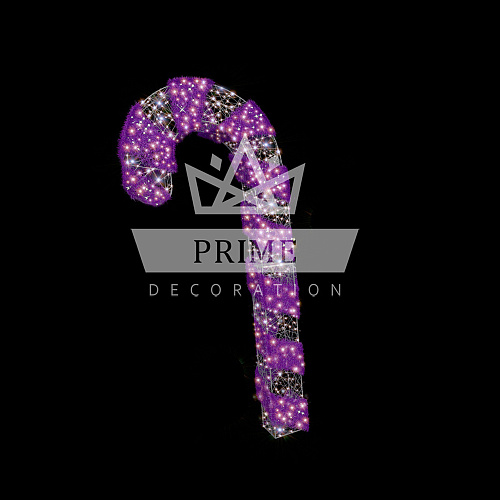 Декоративная фигура Леденец рождественский, ширина 0,25 м высота 3 м