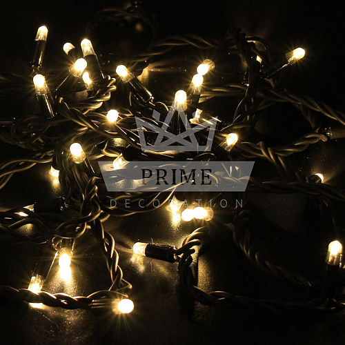 Гирлянда-нить 10 м, РЕЗИНА 2,3 мм, статика, 220В