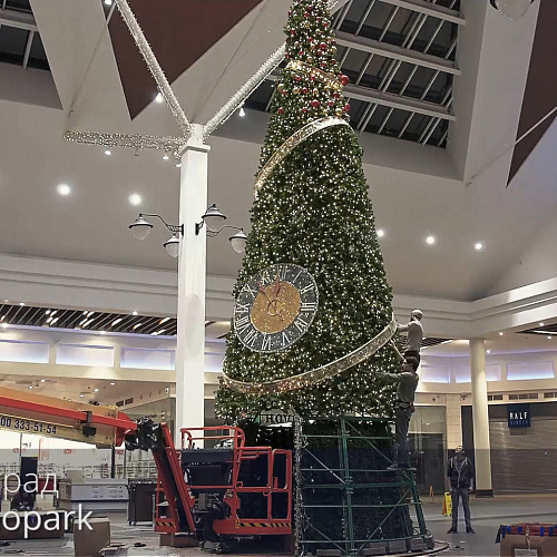 Оформление дизайнерской елки