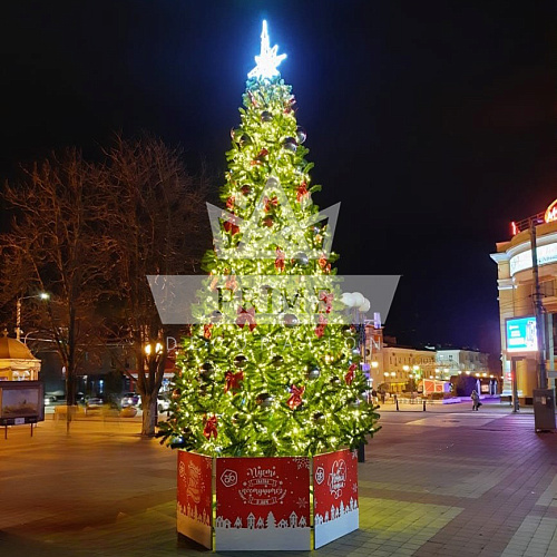 Альпийская световая искусственная уличная Елка