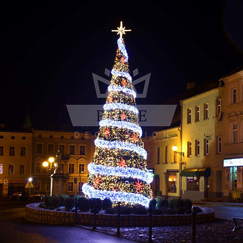 Искусственная уличная елка с комплектом оформления Млечный путь