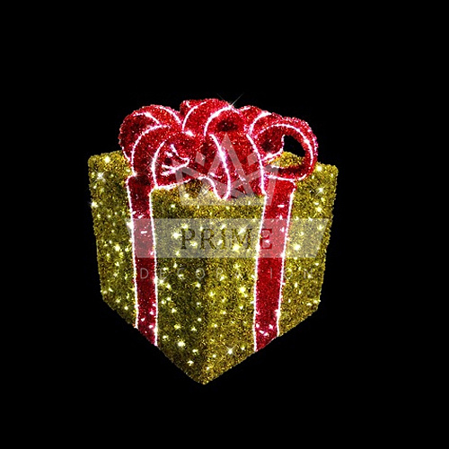 Световая Конструкция Подарок-1, ширина 1 м высота 1,4 м