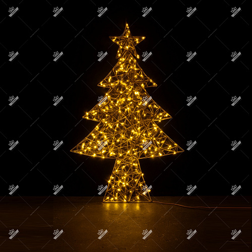 Светодиодная конструкция Елочка 2D, высота 1,5 м