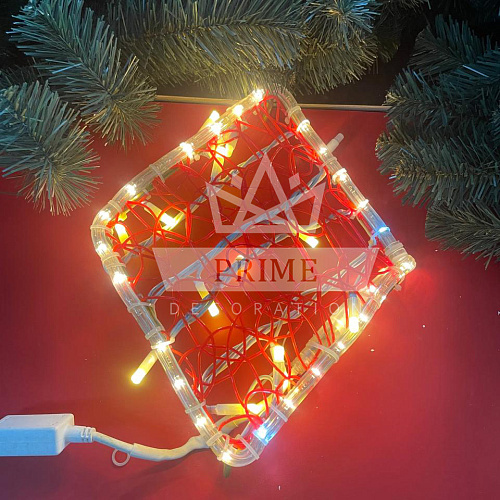 Светодиодный мотив Ромб 1, высота 0,35 м