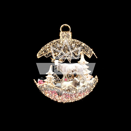 Декоративная фигура Сказочный шар (цвет на выбор), ширина 2 м высота 2,4 м