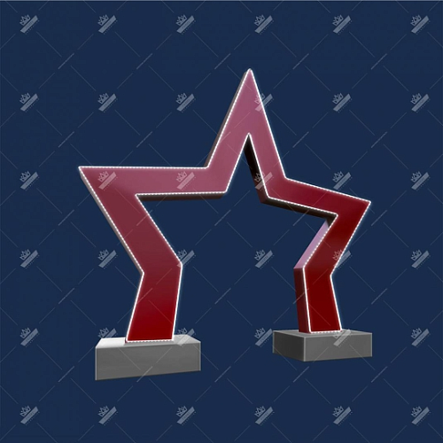 Световая праздничная Арка Звезда