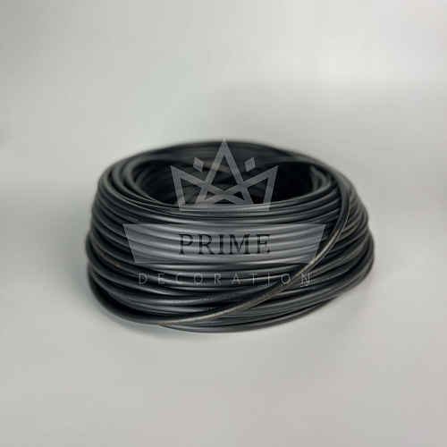 Провод медный ПВСнг LS 2х0.75мм2, бухта (50 метров), черный