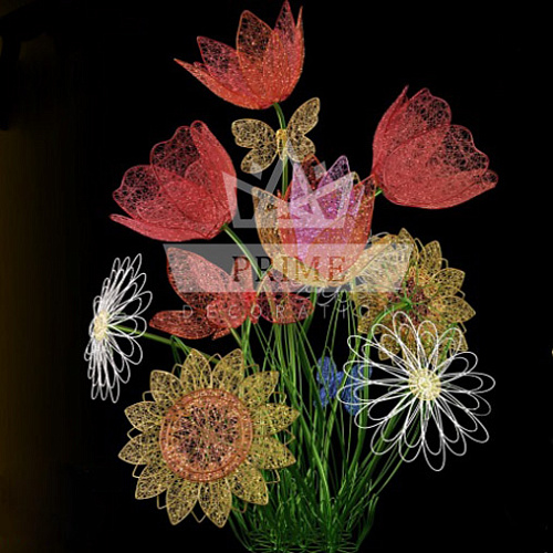 Светодиодная фигура Весенний букет, высота 3 м