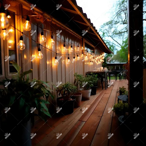 Белт-лайт, бухта 100 м, 2 жилы, шаг 40 см, 225 подвесных патронов, черный круглый провод каучук