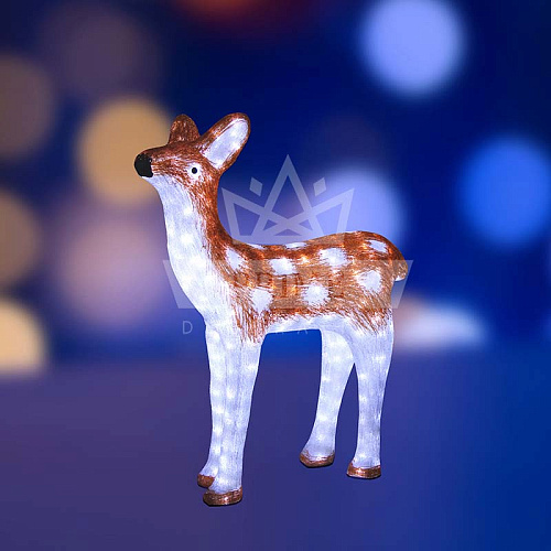 Светодиодный Олененок, ширина 0,71 м высота 0,81 м