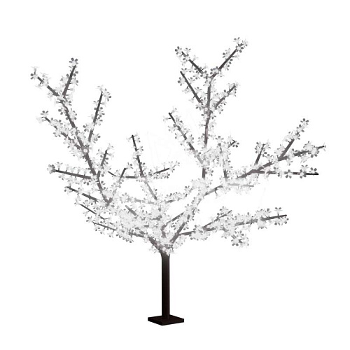 Светодиодная сакура 1728 диодов, ширина 3,6 м высота 3 м