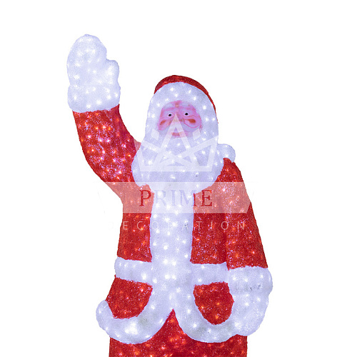 Светодиодная фигура Санта Клаус, ширина 0,75 м высота 2,1 м