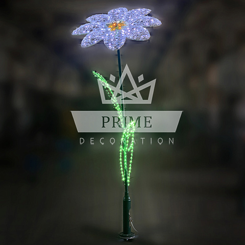 Светодиодная фигура Ромашка, высота 3 м