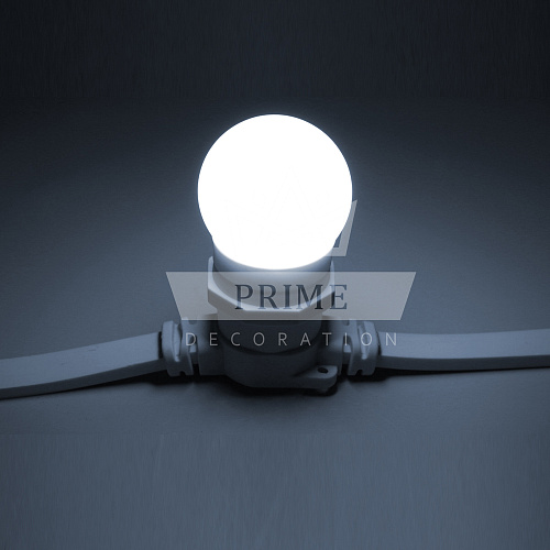 Светодиодная лампа для белт-лайт, Е27, 24В, 2 Вт, d=45 мм