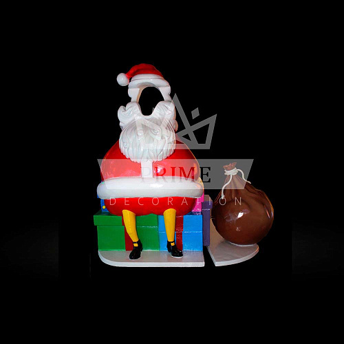 Декоративная фигура Санта Smile, высота 1,8 м