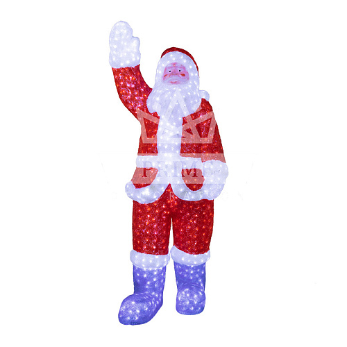 Светодиодная фигура Санта Клаус, ширина 0,75 м высота 2,1 м