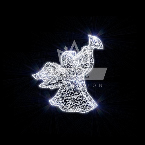 Декоративная фигура СПАН2-120 Ангел объемный, ширина 1,14 м высота 1,2 м