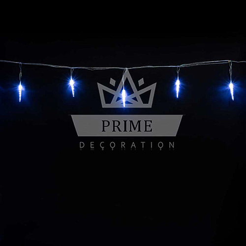 Гирлянда Сосульки 4 м, Провод Прозрачный ПВХ