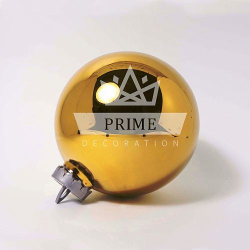 Новогодний шар ПЭТ - Премиум Глянец