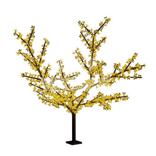 Светодиодная сакура 864 диода, ширина 1,8 м высота 1,5 м