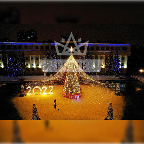 Светой шатер Звездное небо на елку