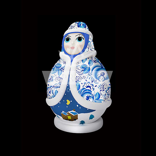 Декоративная фигура Снегурочка, высота 1,75 м