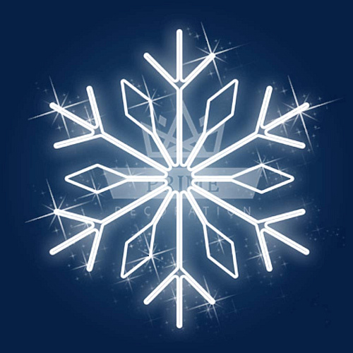 Новогодний светодиодный мотив Снежинка МС16