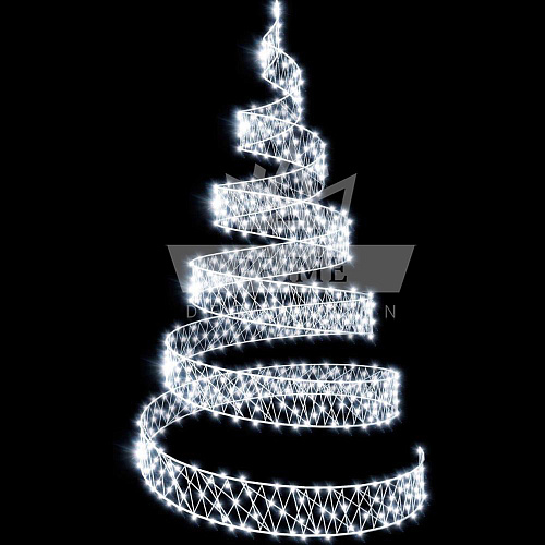 Декоративная фигура Ель Спираль Плекси