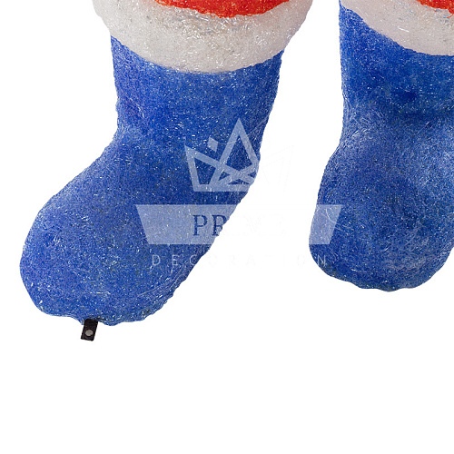 Светодиодная фигура Санта Клаус, ширина 0,75 м высота 2,1 м