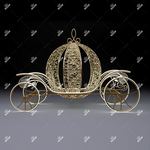 Светодиодная конструкция Карета Маленькой Принцессы, высота 1,5 м