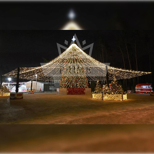 Светой шатер Звездное небо на елку