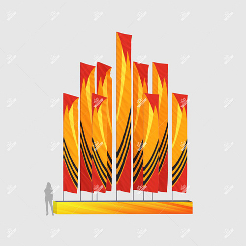 Группа из флагов Пламя - 9