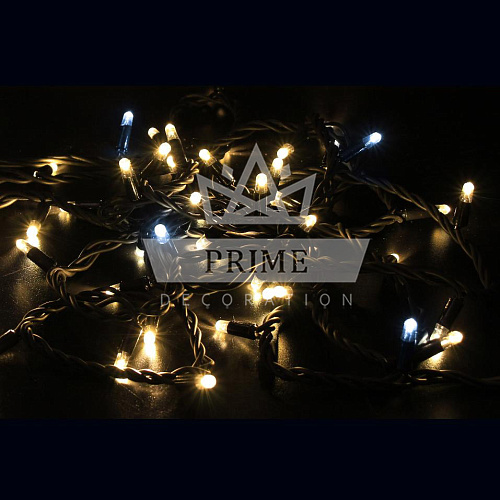 Гирлянда-нить 10 м, РЕЗИНА, флэш, 24В