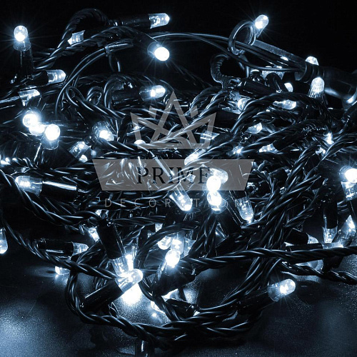 Гирлянда-нить 10 м, РЕЗИНА 2,3 мм, флэш, 220В