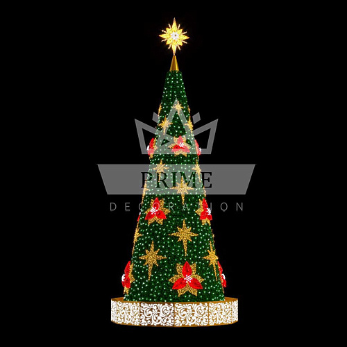 Елка светодинамическая, высота 9 м